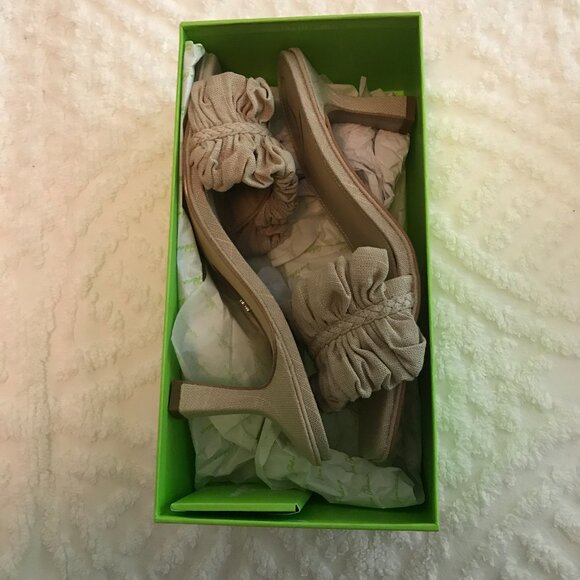 'Sam Edelman' Nude Kitten Heel Mule - Size 9.5 - Picture 5 of 7